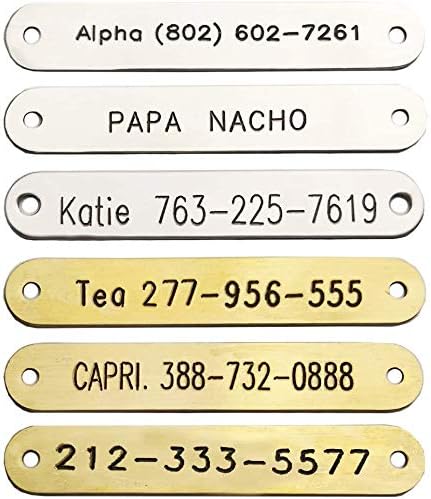 SINYUDUN Personalized Reflective Dog Collars with Customized ID Tags