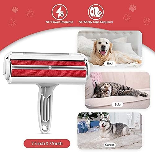 S.G Pet Hair Remover - Reusable Cat and Dog Hair Remover for Furniture, Couch, Carpet, Car Seats and Bedding - 10.24 X 7.88 X 2.13 inches