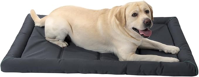 BALANCE Oxford Dog Bed for Extra Large Dogs, Waterproof Dogs Crates Pad Outdoor 2XL Dog Crate Mat, Wipe Clean & Easy Rinse, 48 inch