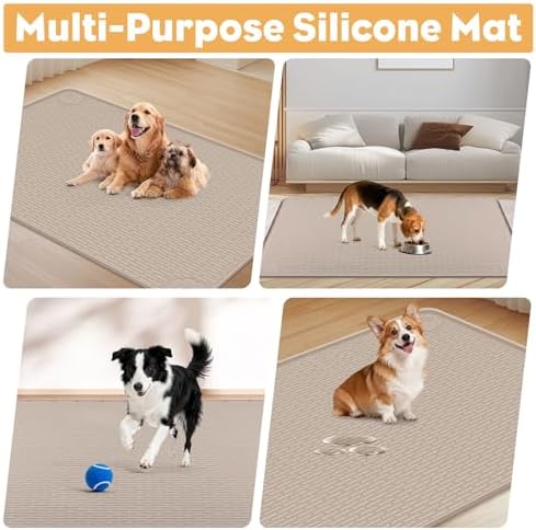 57" x40" Pee Pad Holder for Dogs Puppy Pad Holder Khaki