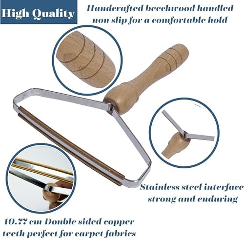 Pet Hair Remover-Dog Cat Hair Remover Lint Remover,Carpet Rake,Lint Brush,Lint Shaver for Carpets, Car Mat,Couch,Pet Bed,Furniture & Rug