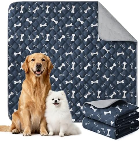 Eterish Washable Pee Pads for Dogs Extra Large 48'' x 60'' 2 Pack
