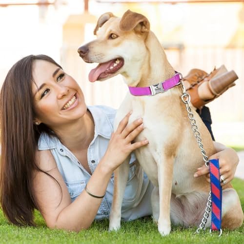 Silent Dog Collar Personalized with Name Phone Number Laser Engraved