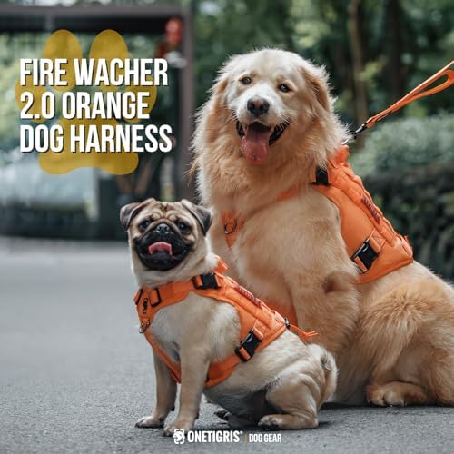 OneTigris Tactical Dog Harness Vest No-Pull Service Dog Vest for Large Dogs