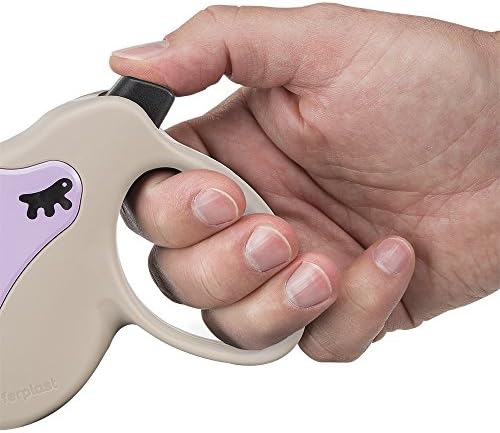 Ferplast Retractable Dog Lead Extendable Dog Leash Amigo Cord MINI, Retractable Cord, 3 m, Max 12 kg, Lilac