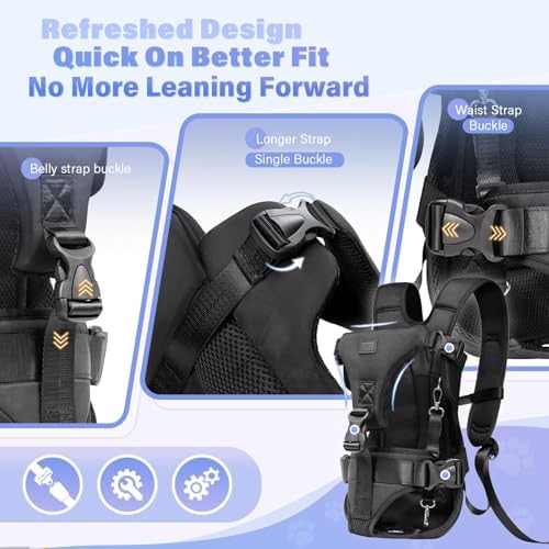 YUDODO Front Pet Carrier Backpack for Small Dog, Legs Out Dog Chest Carrier
