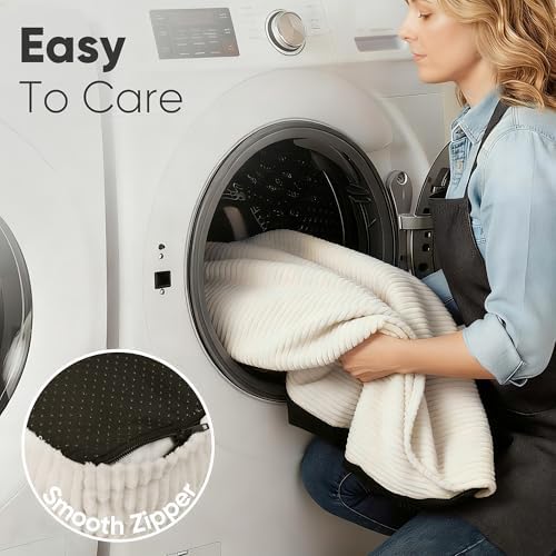 FUKUMARU Dog Couch Bed, Corduroy Cozy Cat Bed, Waterproof, Washable Cover