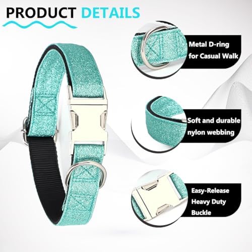 Bling Dog Collar with Removable Bowtie for Dogs Party Wear