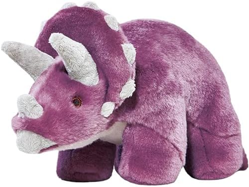 Fluff & Tuff, Charlie Triceratops Plush Dog Toy, Large, 14"