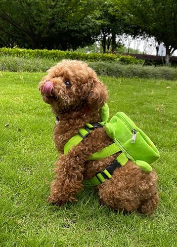 Dog Adjustable Backpack Harness with Leash Harness for Small Dogs