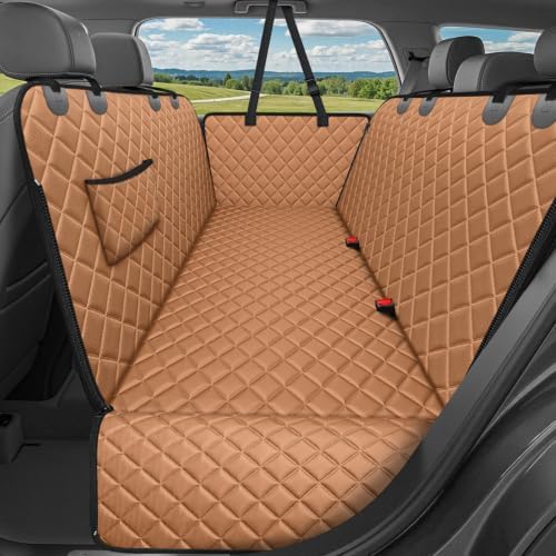 URPOWER Dog Car Seat Cover for Back Seat, Waterproof Hammock for Car & SUV