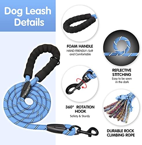 PoyPet Dog Harness and Leash Set, No Pull Vest with Front Clip and Handle