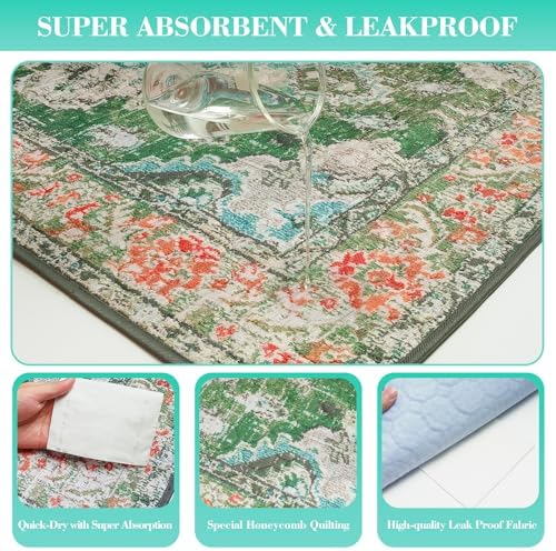 Thicken Washable Pee Pads for Dogs, 54"x72" Waterproof Reusable Dog Pads.