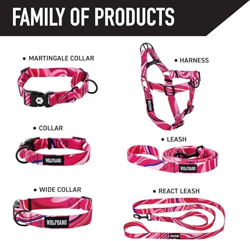 Wolfgang Venture Dog Collar Marbleswirl L