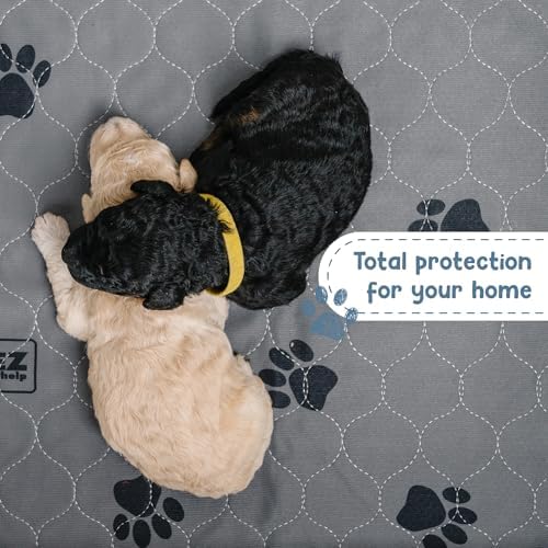EZwhelp Reusable Dog Pee Pad, Washable Slip-Resistant Mat 48 in, 2 Pack