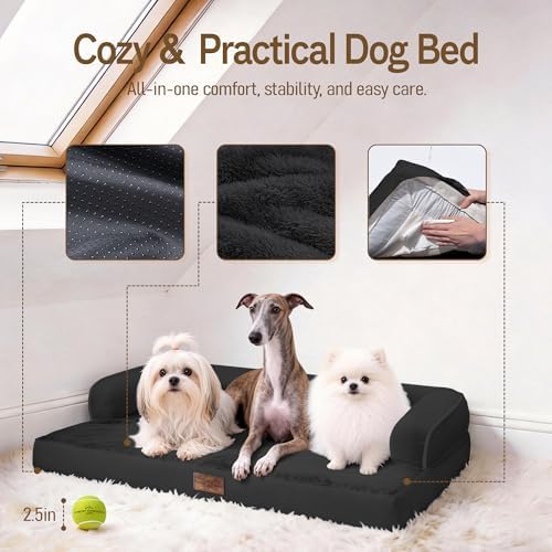 Comfort Expression Orthopedic XL Dog Bed for Large and Extra Large Dogs
