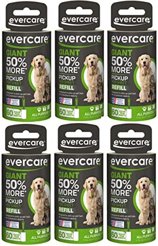 Evercare Giant PET Hair Roller REFILL - 6 Pack
