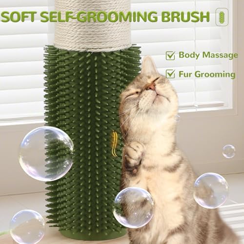 45'' Extra Tall Cat Scratching Post for Large,Heavy Duty Scratcher Tree