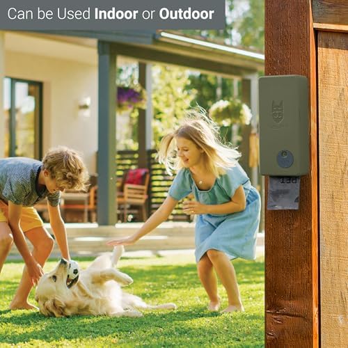 SVD.PET Dog Poop Bag Dispenser, Wall Mount Pet Waste Bag Dispenser Station
