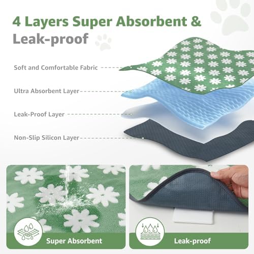 LOOBANI Extra Large Washable Puppy Pads for Incontinence 72"x72",1 Pack