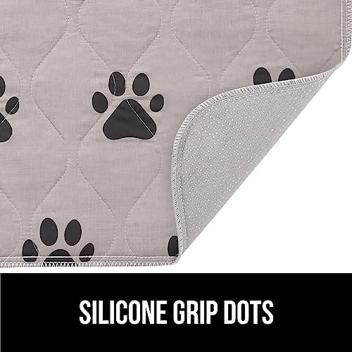 GORILLA GRIP Washable Puppy Pads, Slip Resistant Dog Crate Mat, 22x16