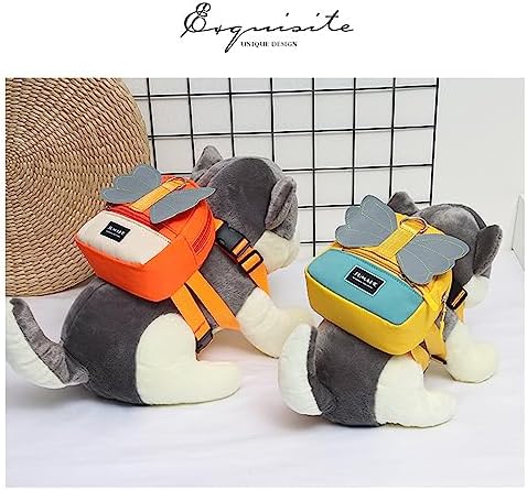 Pet Self Backpack Adjustable Strap Travel Hiking Walking Harness Backpack with Leash for Cats Dogs for Traveling Dogs Bag