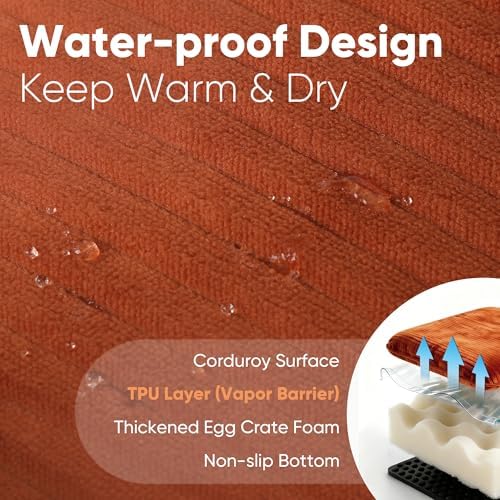 FUKUMARU Cute Dog Bed, Thickened Orthopedic Dog Sofa, Waterproof&Washable
