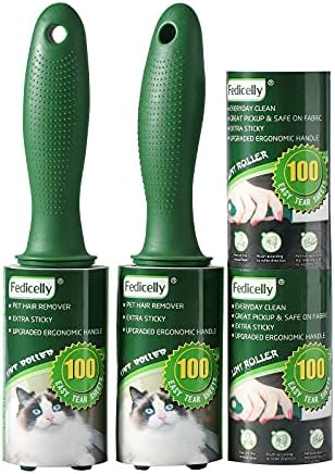 Fedicelly Extra Sticky Lint Rollers Pet Hair Remover for Laundry Clothes Furniture Carpet