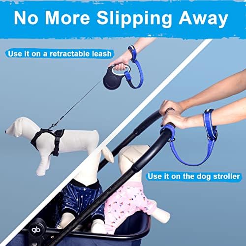 PetBonus Short Dog Leash, Safety Wrist Strap for Dog Retractable Leash