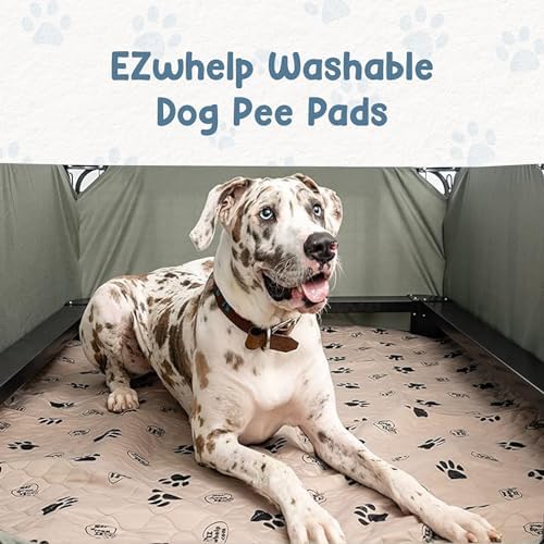 EZwhelp Reusable Dog Pee Pads, Washable Mat 27.5x29.5 in, 2 Pack