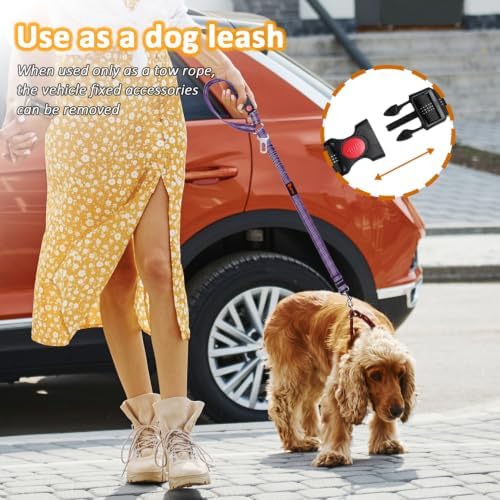 Laqibak Removable Dog Seat Belt Harness for Car, 3 in 1 Pet Seatbelt Leash