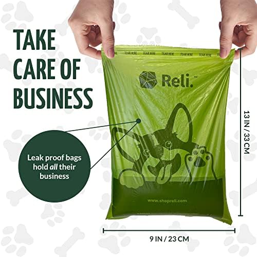 Reli. Poop Bags Rolls | Dog Poop Bags for Dogs (360 Count)