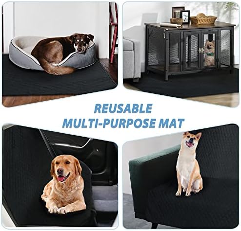 Washable Pee Pads for Dogs 48"x48" Reusable Puppy Pad Pet Training Pads, Waterproof Mat Non-Slip, Dog Pee Pad Whelping Pads Dog Mat-Playpen,Crate,Sofo,Car,Potty,Bed