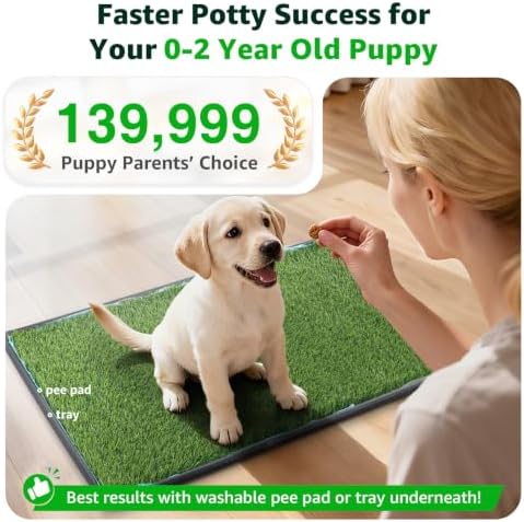 Replacement Artificial Grass Pee Pads for Dogs Potty Training to Pee & Poop