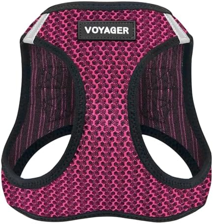 Voyager Step-in Air Dog Vest Harness - Fuchsia 2-Tone, Large