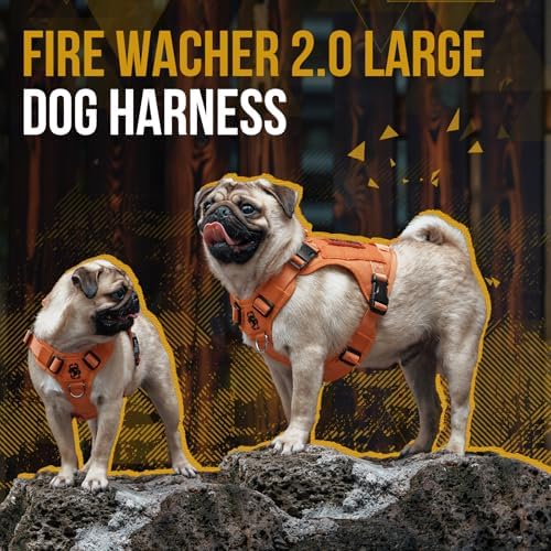 OneTigris Tactical Dog Harness Vest No-Pull Service Dog Vest for Small Dogs