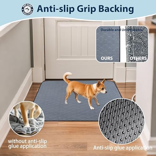Bunlitent Washable Pee Pads for Dogs 48" x 48", Reusable Puppy Pads 3 Pack