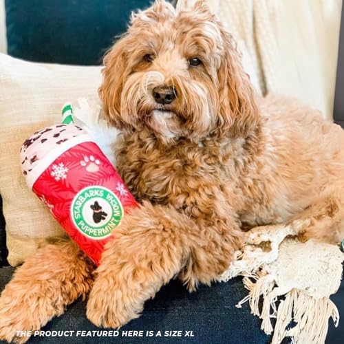 Haute Diggity Dog Starbarks Puppermint Mocha Plush Dog Toy Drink Parody Toy