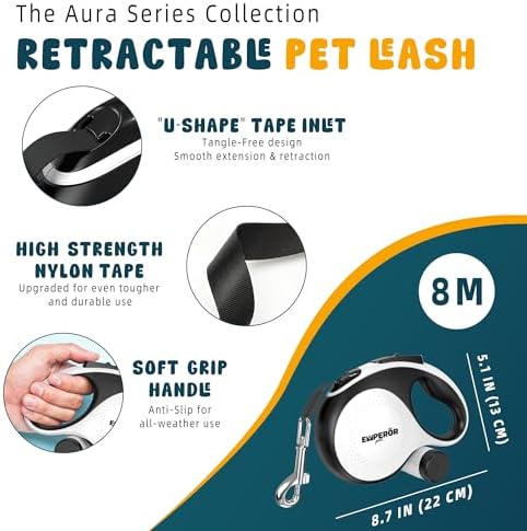 Retractable Dog Leash Add-On Accessory - Anti-Bite Rope - for Extra Protection Against Biting from Your pups - 1 pc