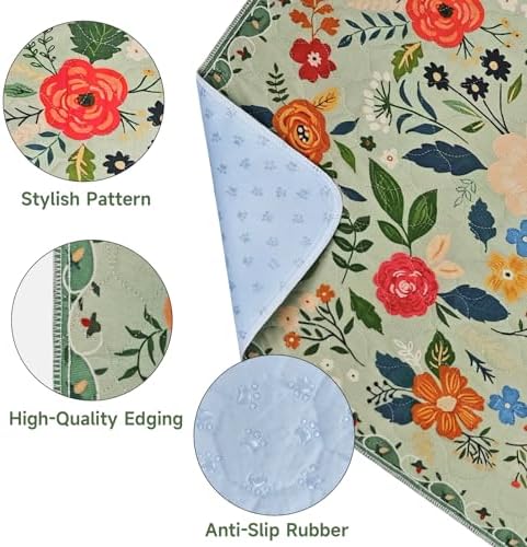 Washable Pee Pads for Dogs 2 Pack, Puppy Pads with Pheromones, 2026 Upgraded PuppyPad 48"x32" Super Absorbent Quick Dry Dog Training Pads, Waterproof & Non-Slip Whelping Pads for Crate,Floor,Sofa
