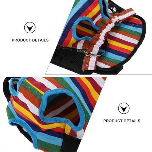 Luxshiny Pet Carrier Backpack Front Chest Mesh Puppy Dog Carrier Breathable Travel Bag for Small Cats and Dogs Outdoor Hiking Camping