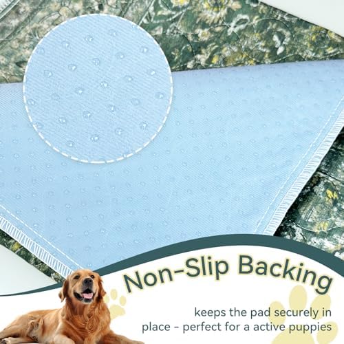 Washable Pee Pads for Dogs, Waterproof Leakproof Super Absorbent Non-Slip Whelping Training Cats Pads Litter Mat for Furniture Protector Pet Housebreaking, Reusable Puppy Pads