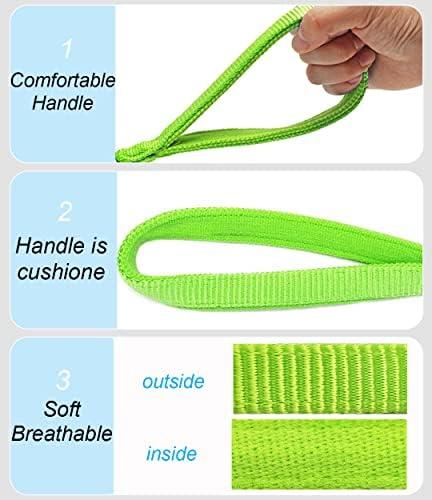 Reflective Dog Leash 2/3/4/6/10ft Braided 1/2" Strong Nylon Rope