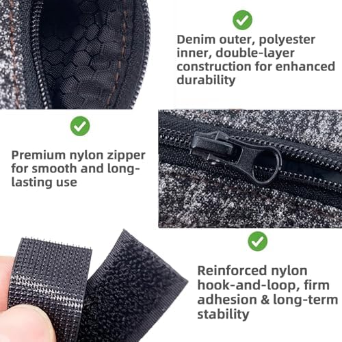 Dog Poop Bag Holder for Leashes doggie bag holder (Dark denim)