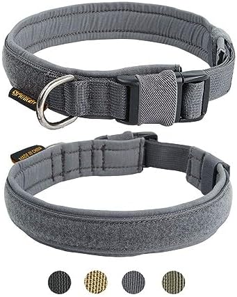 EXCELLENT ELITE SPANKER Tactical Nylon Padded Medium Dog Collar Adjustable