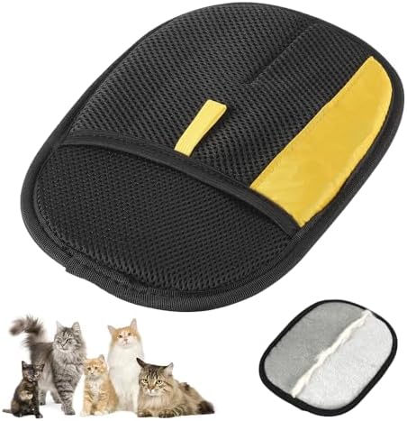 2025 Thickened Strong Pet Hair Removal Glove for Cats & Dogs, Electrostatic Gloves for Pet Grooming, Reusable Quick De-Shedding Gloves for Couch, Clothing, Carpet, Furniture, Car Seats (1pc)