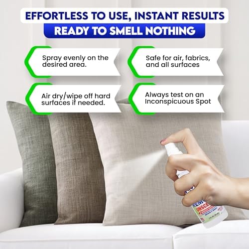ZORBX Unscented Odor Remover Spray Set, 2+16+32 Oz, Hospital-Grade