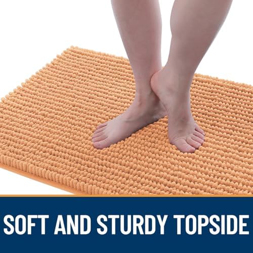 OLANLY Dog Door Mat for Muddy Paws 36x24, Extra Absorbent Chenille Mud Mat