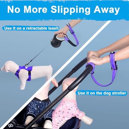 PetBonus Short Dog Leash, Safety Wrist Strap for Dog Retractable Leash