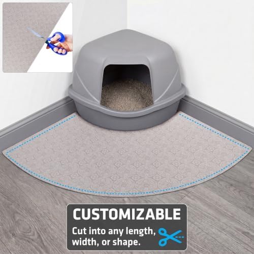 Drymate Cat Litter Box Mat, Litter Trapping Mat, Beige, 29x36 XL